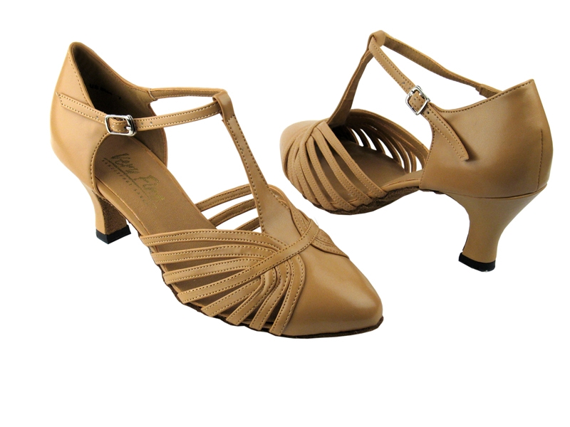 Amazon.com | Very Fine Dancesport Shoes - Ladies Latin, Salsa, Rhythm Ballroom  Dance Shoes Classic 1613-2.5 inch Heel + Heel Protectors (Brown Satin, Size  4.5) | Ballet & Dance