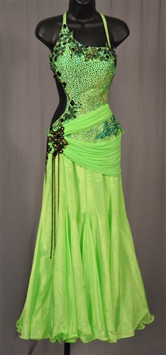 Sexy Lime Green Ballroom Dress